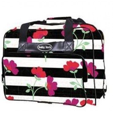 BabyLock Floral Stripe Machine Tote