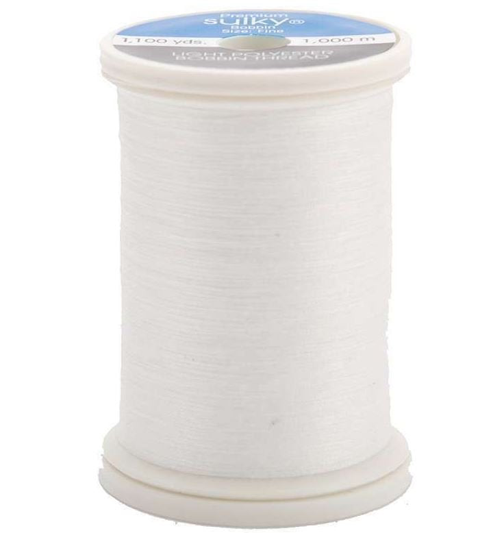 Sulky Bobbin Thread White 60wt 8820015