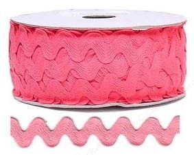 Ric Rac - Bright Pink - 5/8"