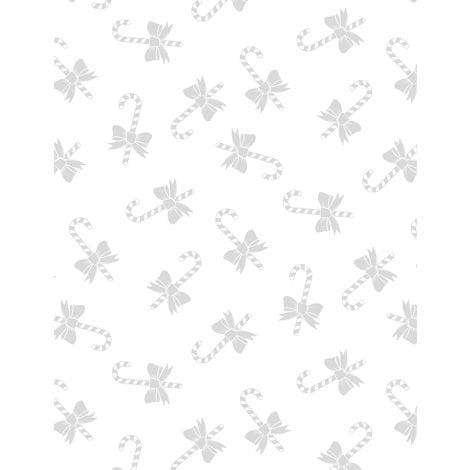 Candy Cane Toss White on White