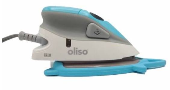 Oliso Mini Iron Turquoise With Trivet