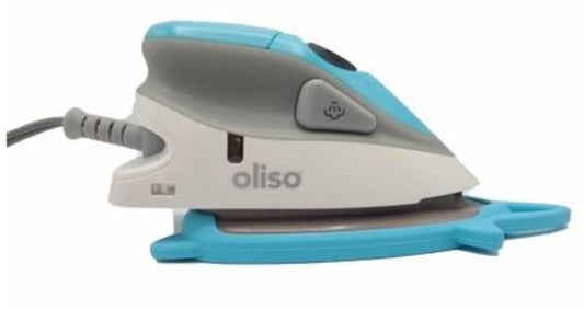 Oliso Mini Iron Turquoise With Trivet