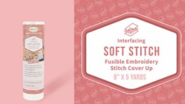 Babylock Soft Stitch Fusible Stitch Cover 8" x 5 Yards