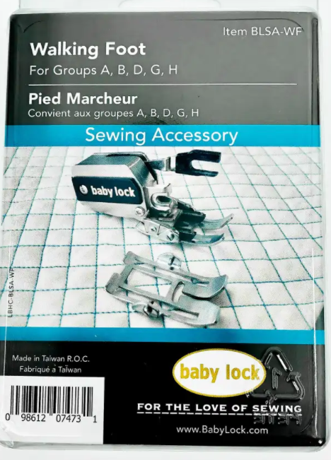 Babylock Walking Foot With Standard And Open Toe Soles BLSA-WF