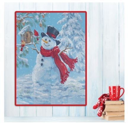 Happy Snowman by Dona Gelsinger