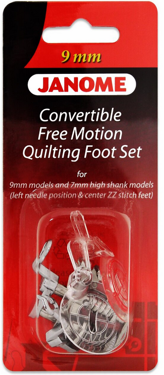 Janome Convertible Free Motion Quilting Foot Set