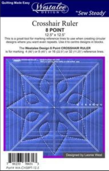 Sew Steady / Westalee Cross Hairs Ruler