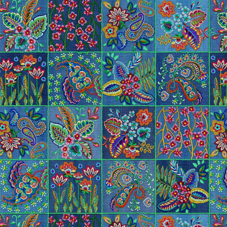 Emboidery Bloom || Patchwork Hug || Multi