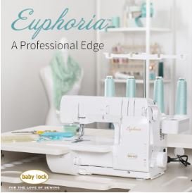 FLOOR MODEL Baby Lock Euphoria Cover Stitch Machine