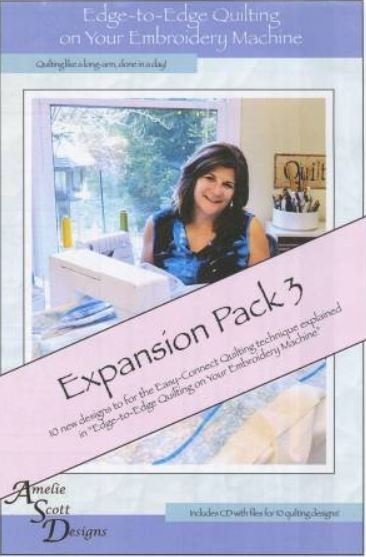 Edge to Edge Machine Embroidery Quilting Expansion Pack 3
