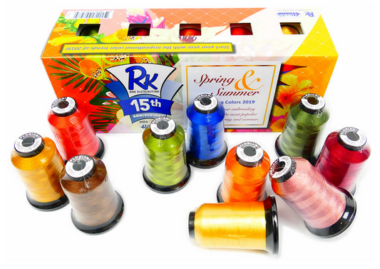 Spring and Summer Trending Colors 2019 Thread Collection F-TCSS19