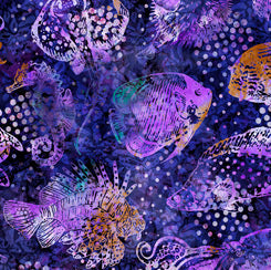Aquatica Fish Purple 28121-V