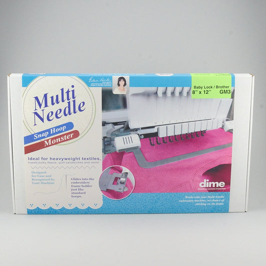 Multi Needle Snap Hoop Monster 8 x 8 Babylock / Brother GM2