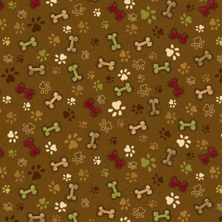 Home Is Where The Dog Is 2 Brown Paw Prints