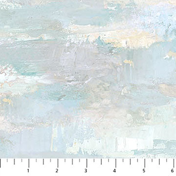 First Snow Brush Strokes Pale Blue