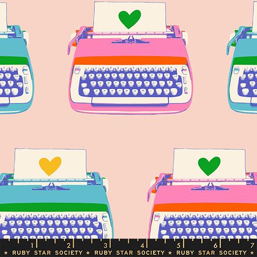 Best Day Ever Typewriters in Vintage Pink
