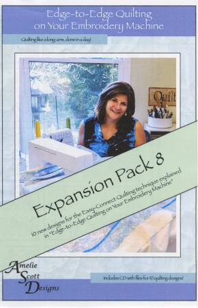 Edge to Edge Machine Embroidery Quilting Expansion Pack 8