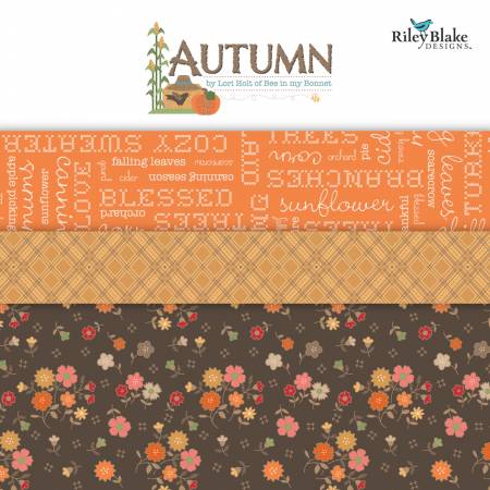 Autumn Fat Quarter Bundle FQ 52 Pcs. - FQ-14650-52