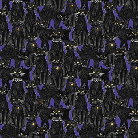 Meow-Gical Night Purple Packed Cats