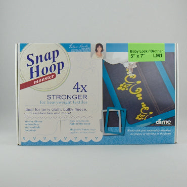 Snap Hoop Monster 5x7 For Babylock and Brother LM1