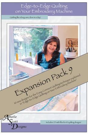 Edge to Edge Machine Embroidery Quilting Expansion Pack 9