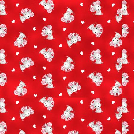 Big Hugs - Red Nurse Mouse Q-9327-88