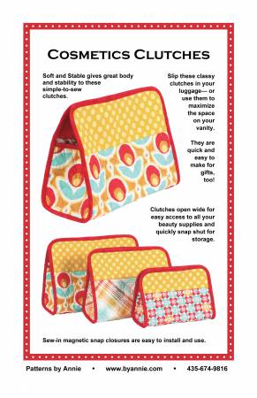 Cosmetic Clutches Bag Pattern
