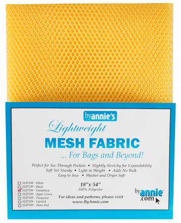 Lightweight Mesh Fabric - Dandelion 18in x 54in