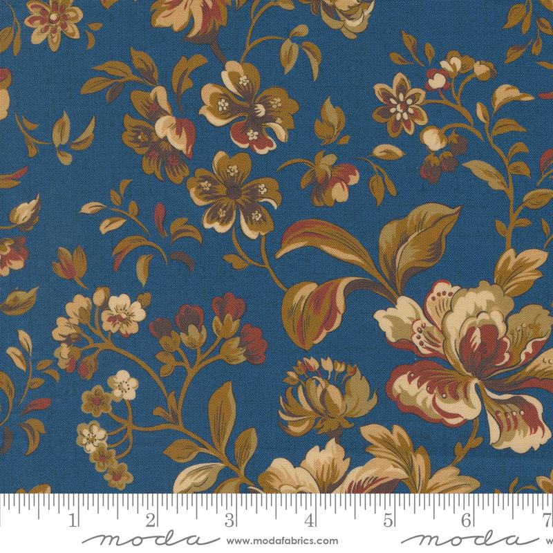Lydias Lace Indigo Elegant Florals