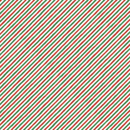 Merry Gnome-ments Green Diagonal Stripe