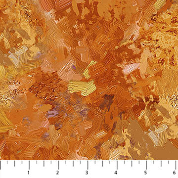 First Snow Brush Texture Orange