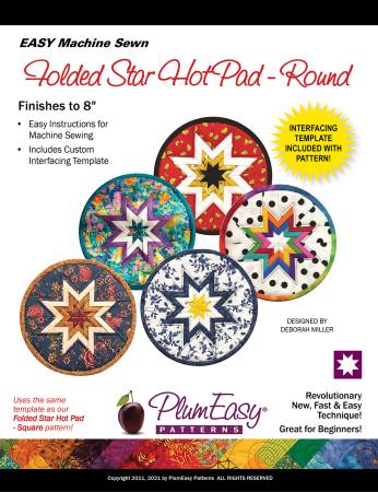 Rounded Folded Star Hot Pad Pattern