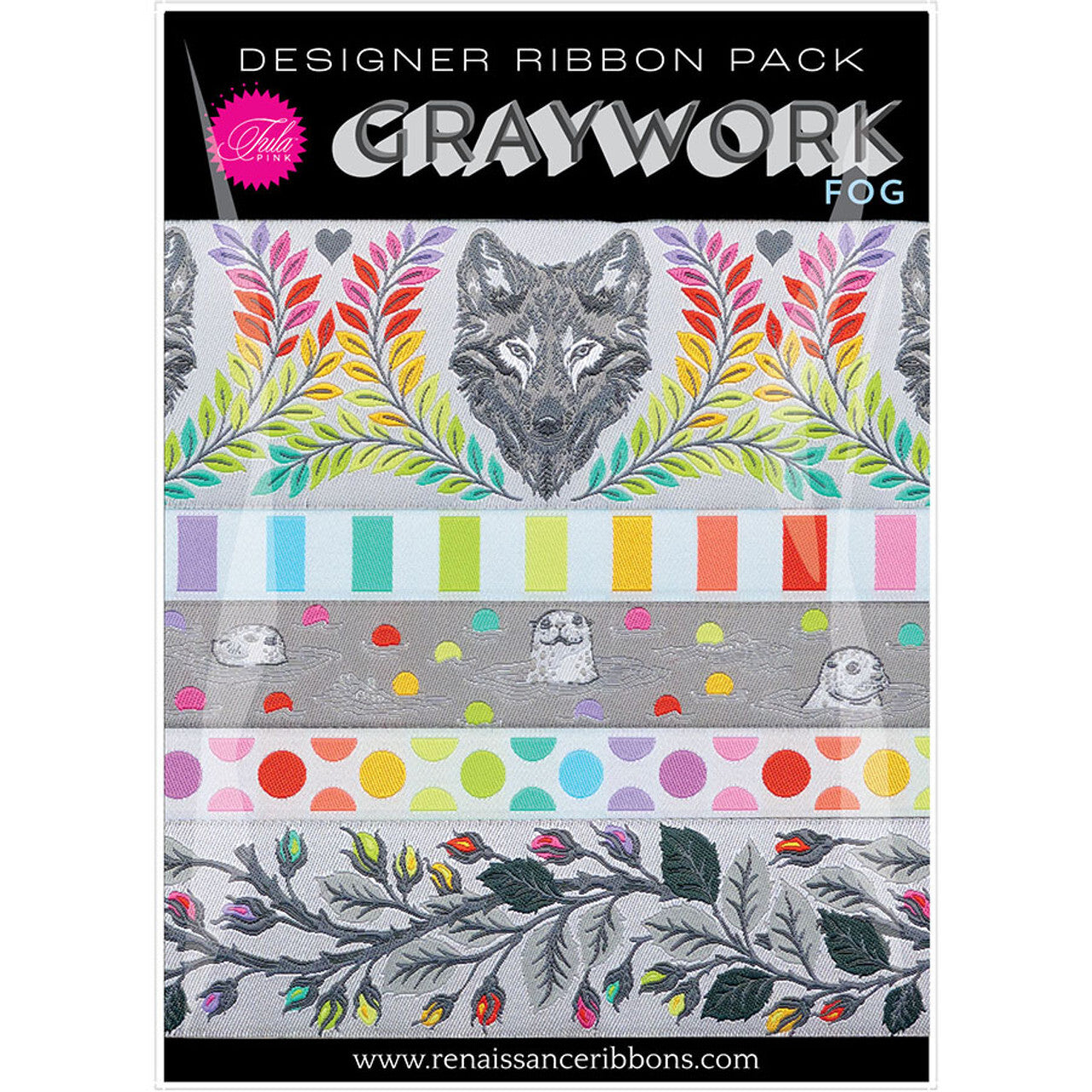 Designer Ribbon Pack || Graywork || Fog
