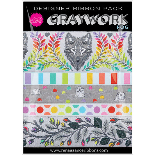 Designer Ribbon Pack || Graywork || Fog