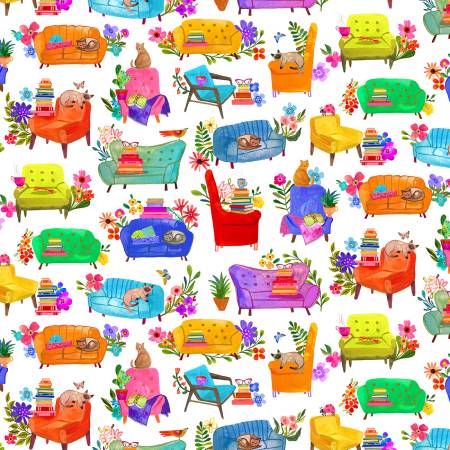 Books Are Magic || Reading Nook || White