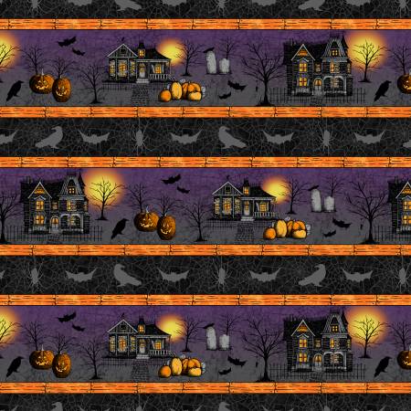 Moonlit Manor Multi Repeating Stripe