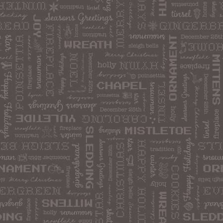 Home Town Holiday Words Dark Milk Can