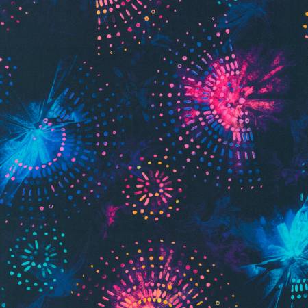 Garden Gloss Wide Sateen Dots Night 108in Wide Back WELDX-20887-438