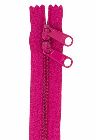 40" Zipper For Handbag Double Slide - Crazy Plum
