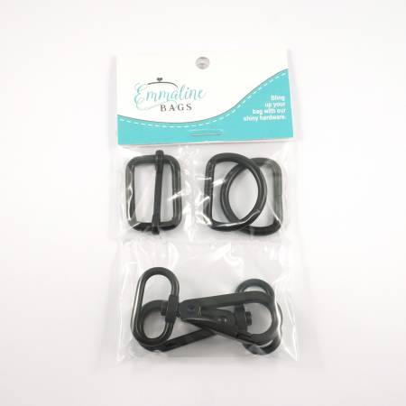 Aspen Crossbody Bag Hardware Kit Matte Black