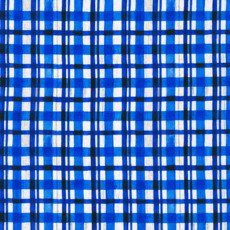 Independence Day Plaid Navy