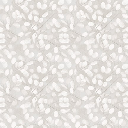 Purely Neutral Textured Leaves Grey