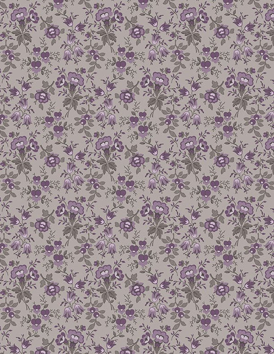 Blackberry Bramble Small Floral Lavender