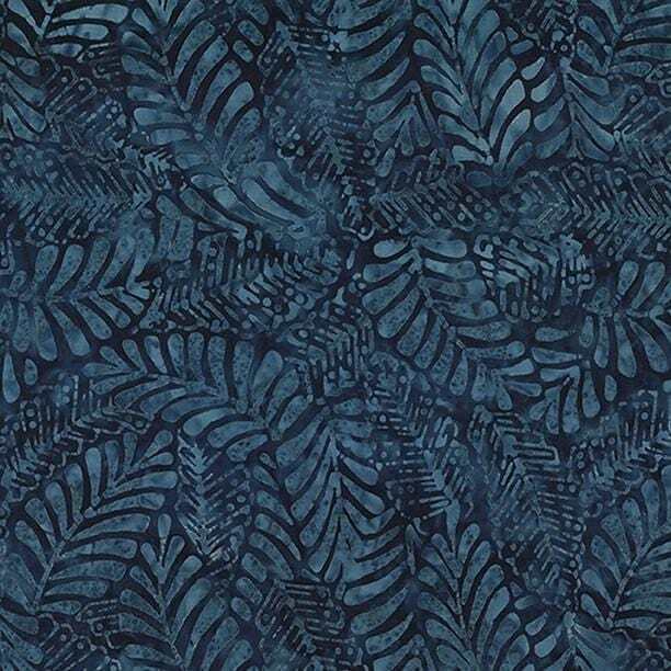 Plum Bouquet || Large Leaves || Dark Blue