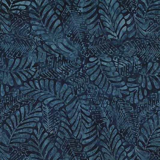 Plum Bouquet || Large Leaves || Dark Blue