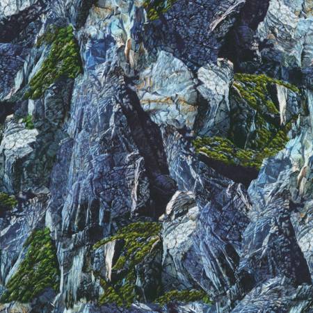 Nature's Odyssey Cliffs Shale Quilting Cotton