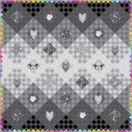 Fade to Gray Quilt Kit || Graywork