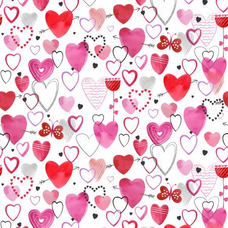 Love Matters || White || Mixed Hearts