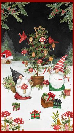 Merry Gnome-ments 24" Multi Large Panel