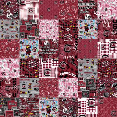 South Carolina Collegiate Cheater Quilt